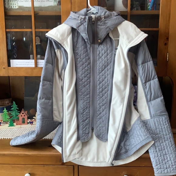 Lululemon Jacket Grey and Cream - Picture 3 of 5